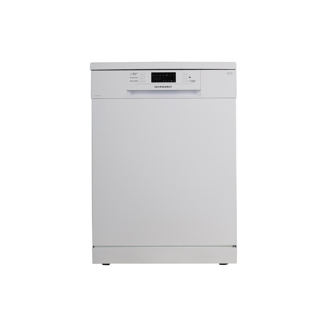 Lave-Vaisselle Pose Libre 14 Cvts Reconditionné SCHNEIDER SCDW1446IDW : vue de face