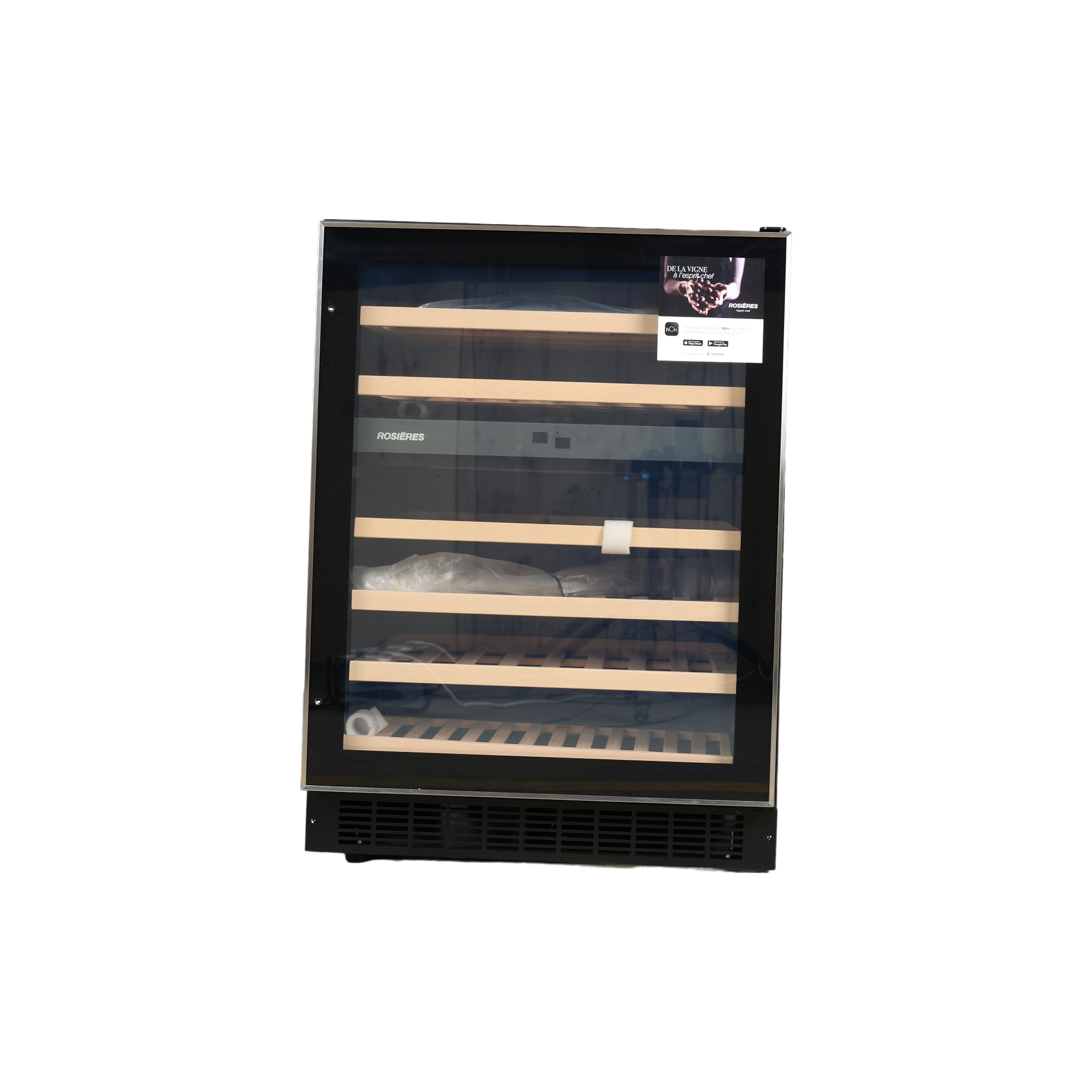 Cave À Vin De Conservation 38 Bouteilles Reconditionné ROSIERES RWCB 60D/N : vue de face