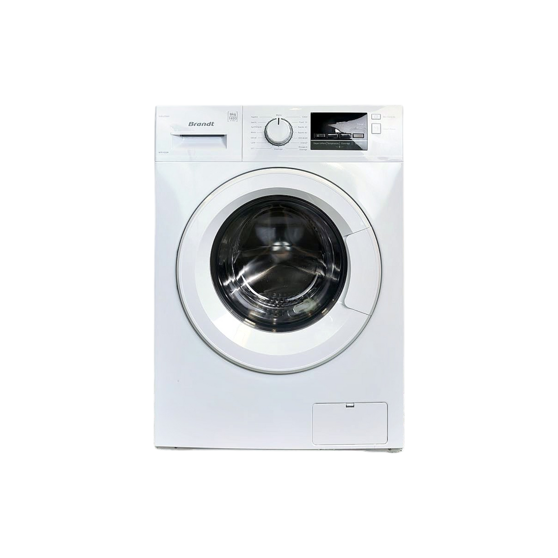 Lave-Linge Hublot 9 kg Reconditionné BRANDT WFB193QW : vue de face