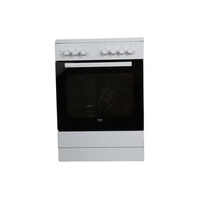 Cuisinière vitrocéramique BEKO FSE67100GWS