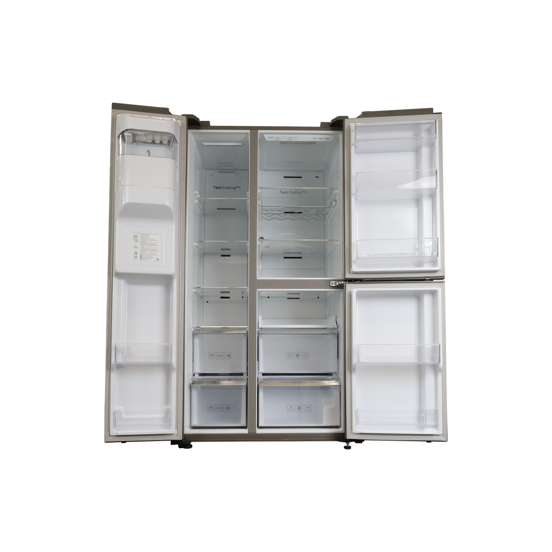 Réfrigérateur Multi-Portes 608 L Reconditionné SAMSUNG RS68N8651S9 : vue de l'intérieur