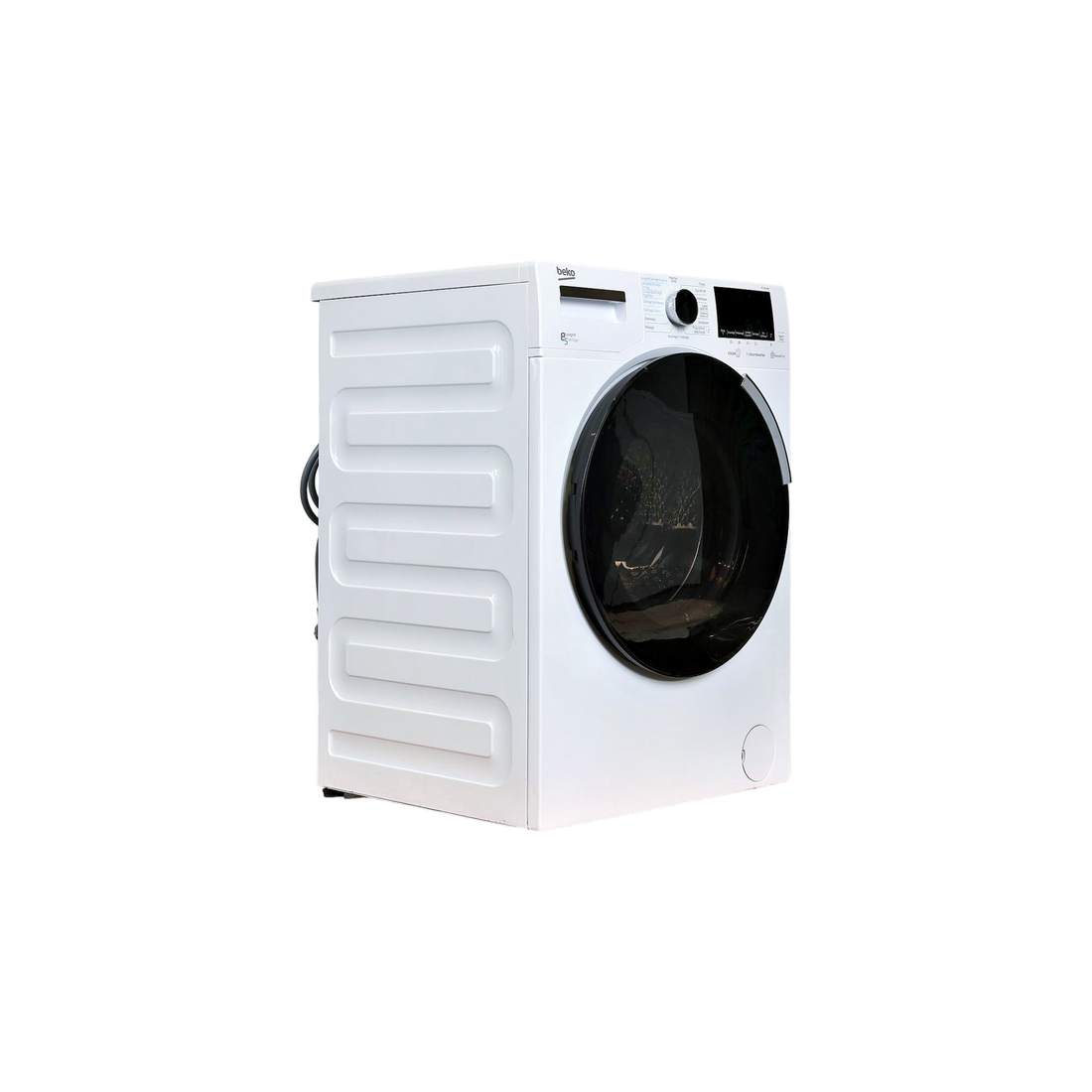 Lave-Linge Sechant 8 kg Reconditionné BEKO WTLD81468P : vue du côté gauche