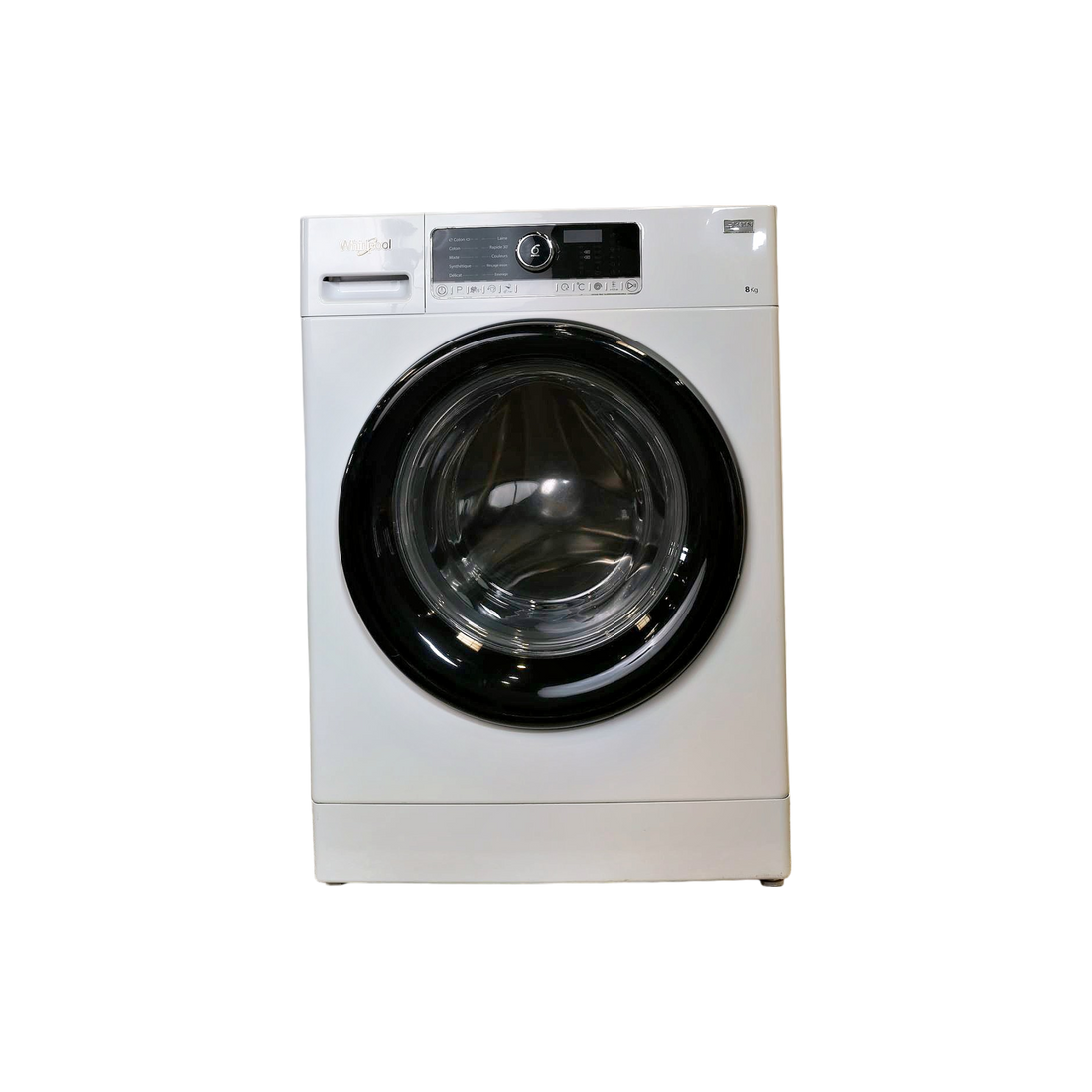 Lave-Linge Hublot 8 kg Reconditionné WHIRLPOOL ZEN8 : vue de face