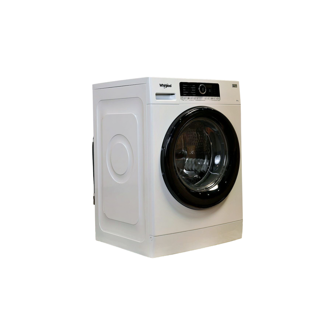 Lave-Linge Hublot 8 kg Reconditionné WHIRLPOOL ZEN8 : vue du côté droit