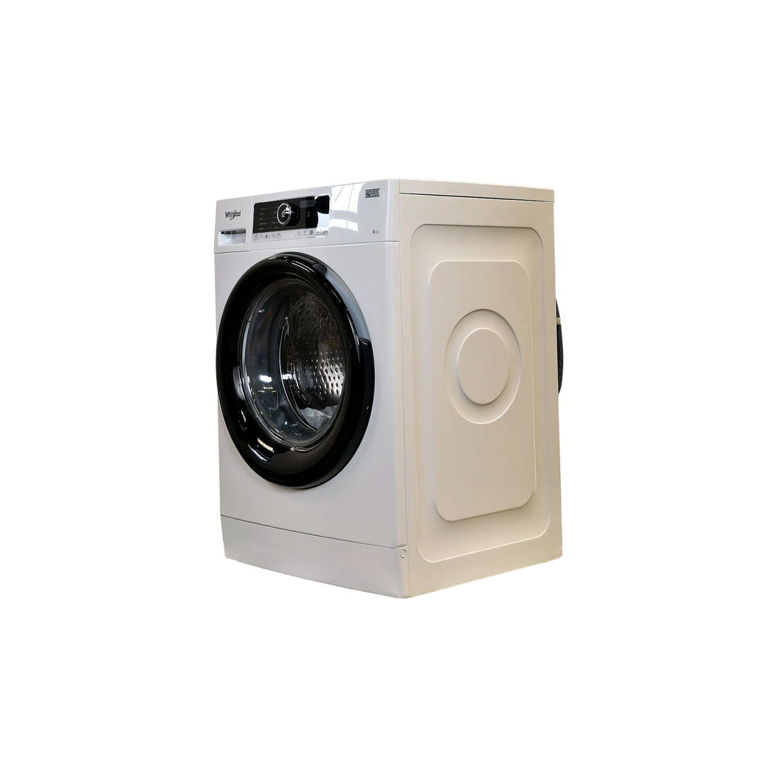 Lave-Linge Hublot 8 kg Reconditionné WHIRLPOOL ZEN8 : vue du côté gauche