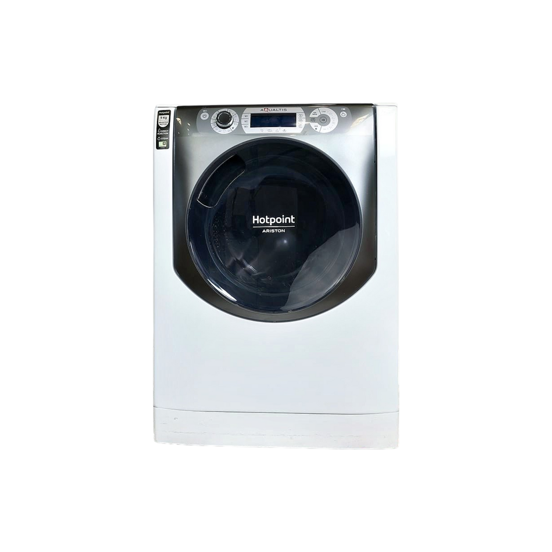 Lave-Linge Hublot 9 kg Reconditionné HOTPOINT AQ94D497SDEU/BN : vue de face