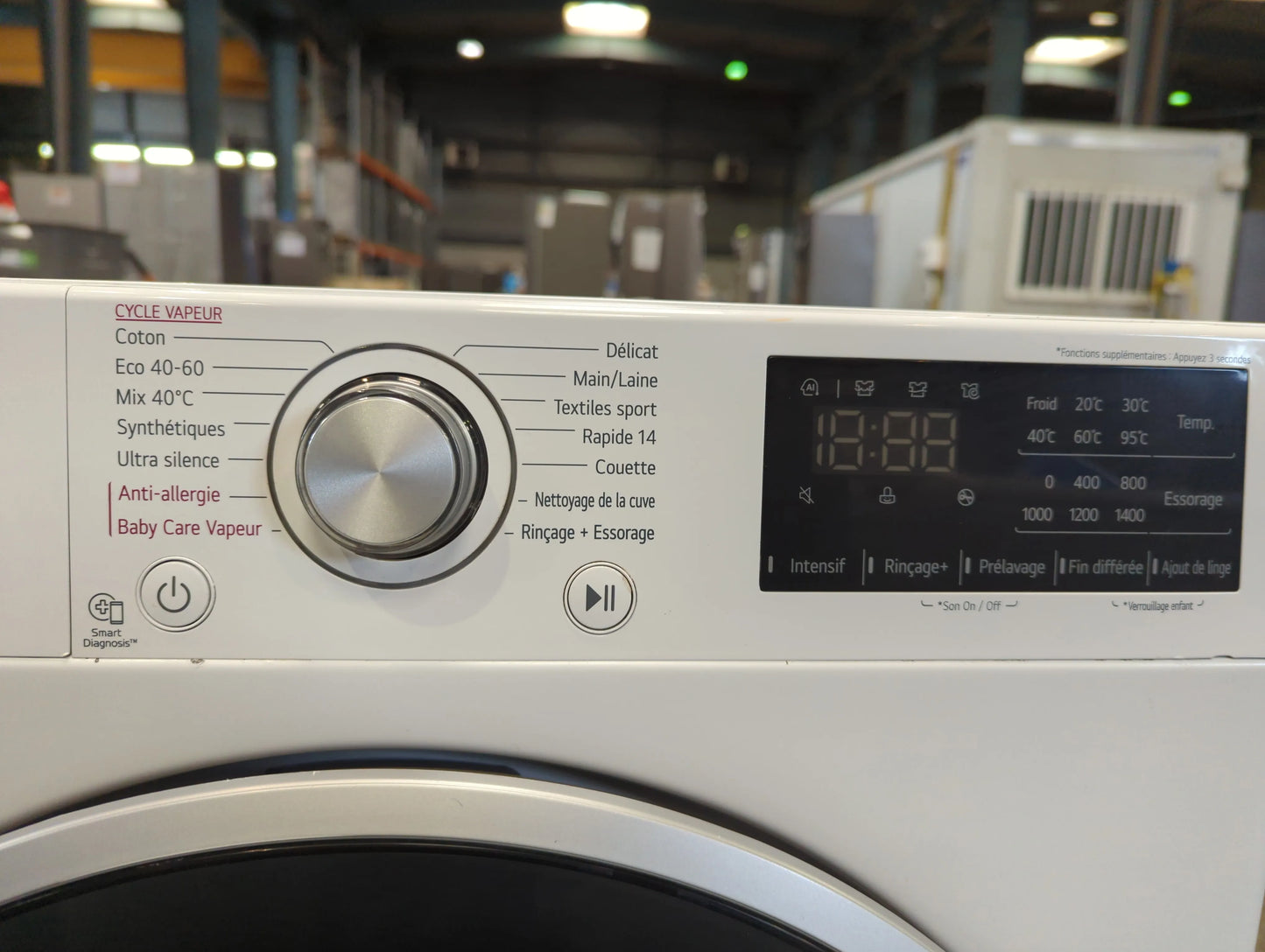 Lave-Linge Hublot 9 kg Reconditionné LG F94V37WHS