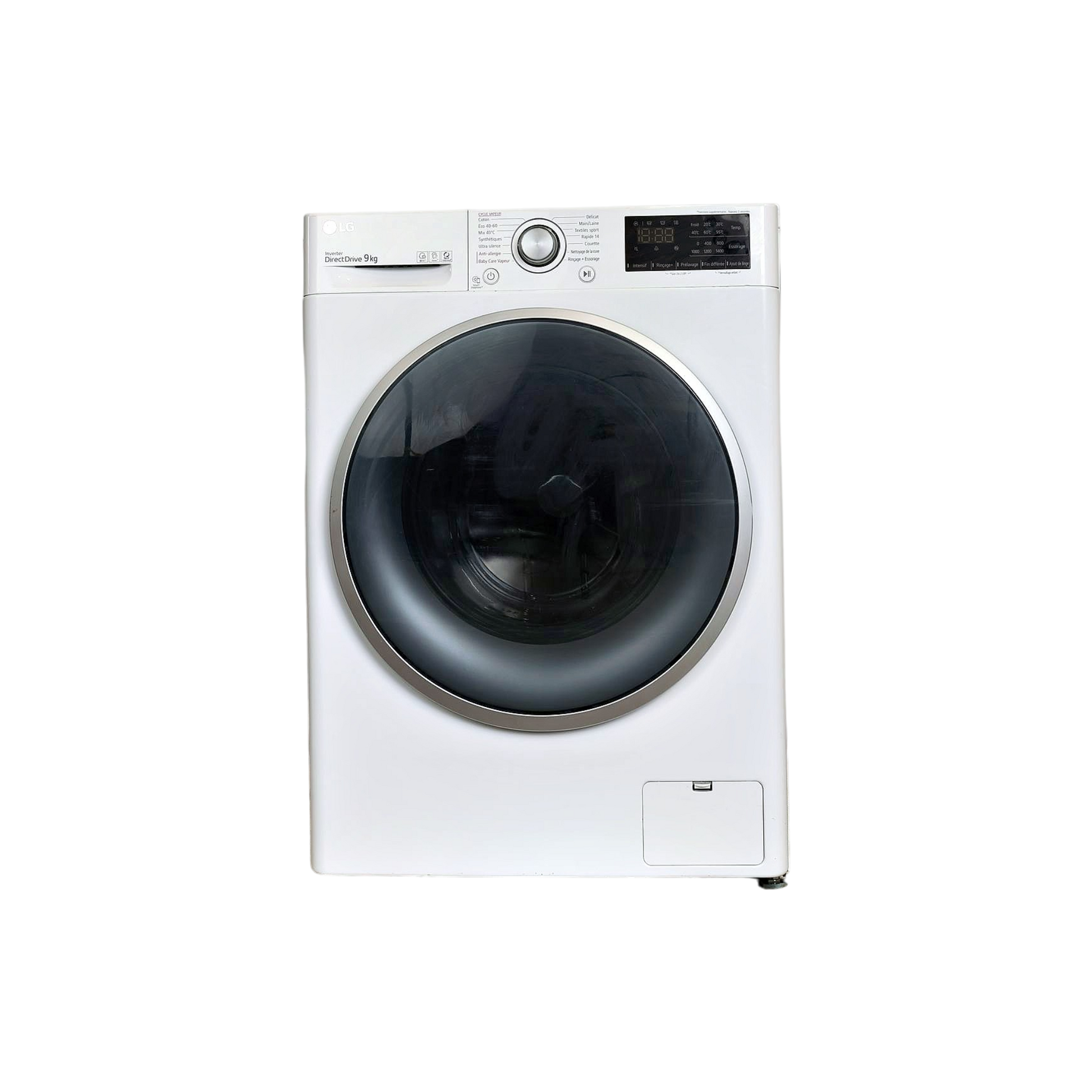 Lave-Linge Hublot 9 kg Reconditionné LG F94V37WHS : vue de face