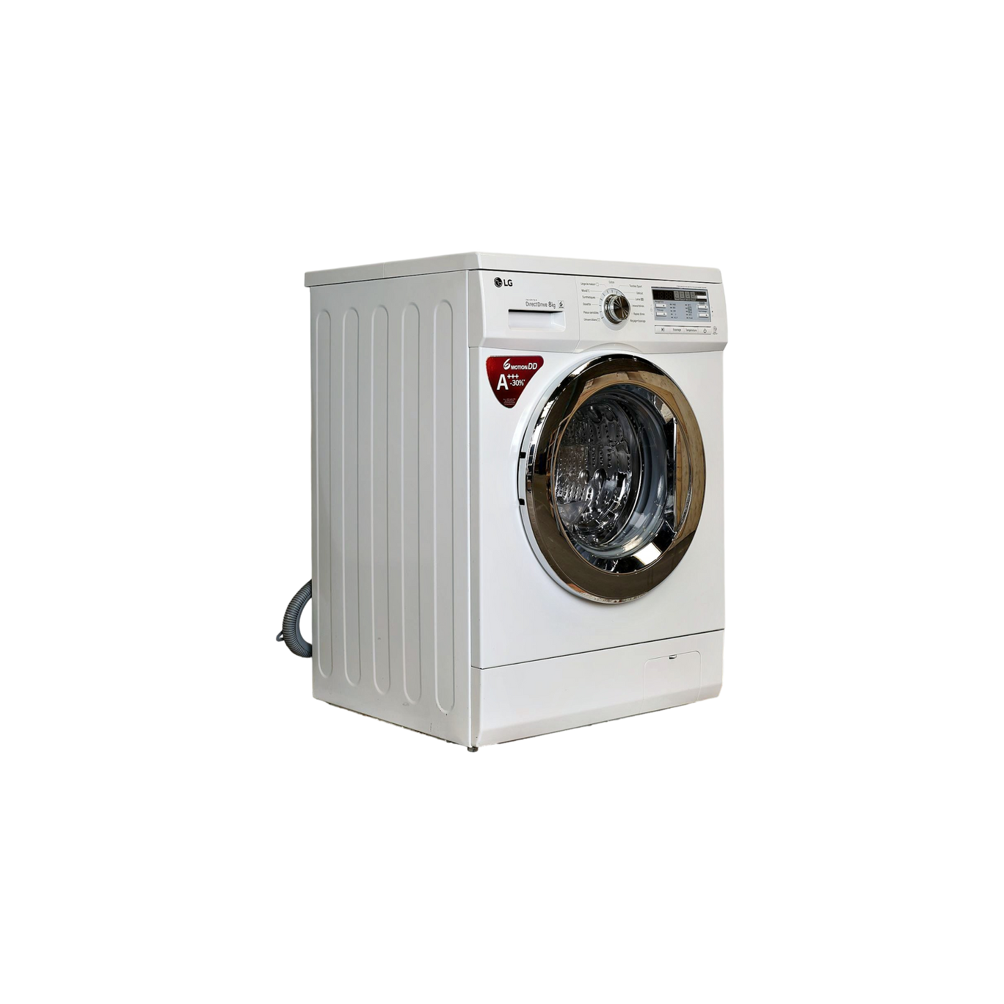 Lave-Linge Hublot 8 kg Reconditionné LG FH496TDAD : vue du côté gauche