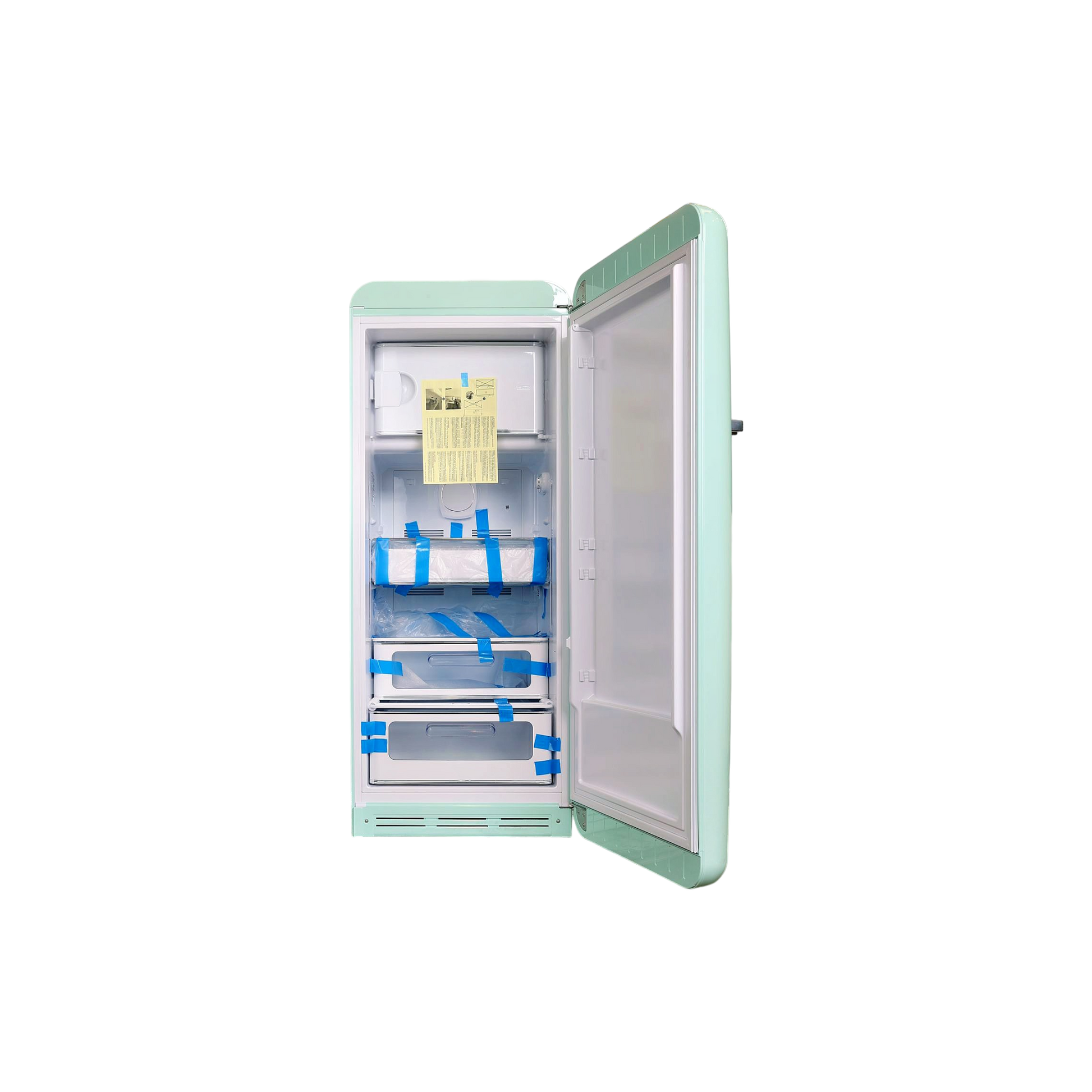 Réfrigérateur Une Porte 270 L Reconditionné SMEG FAB28RPG5 : vue de l'intérieur