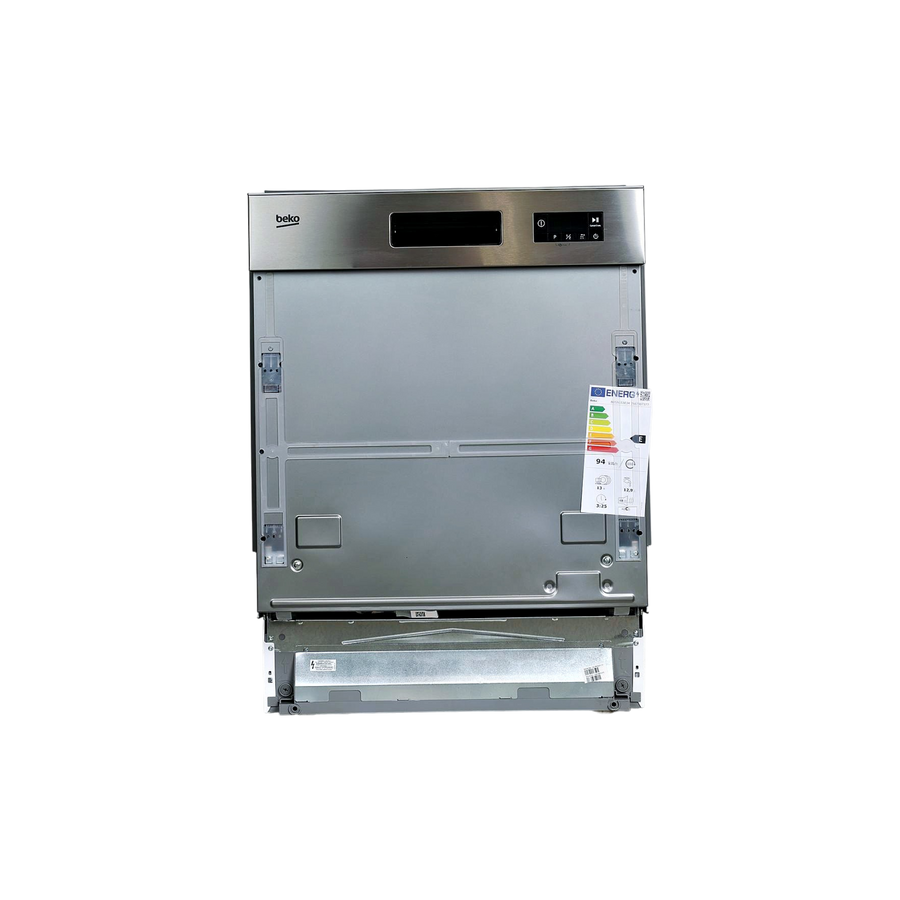 Lave-Vaisselle Encastrable 13 Cvts Reconditionné BEKO BDSN153E3X : vue de face