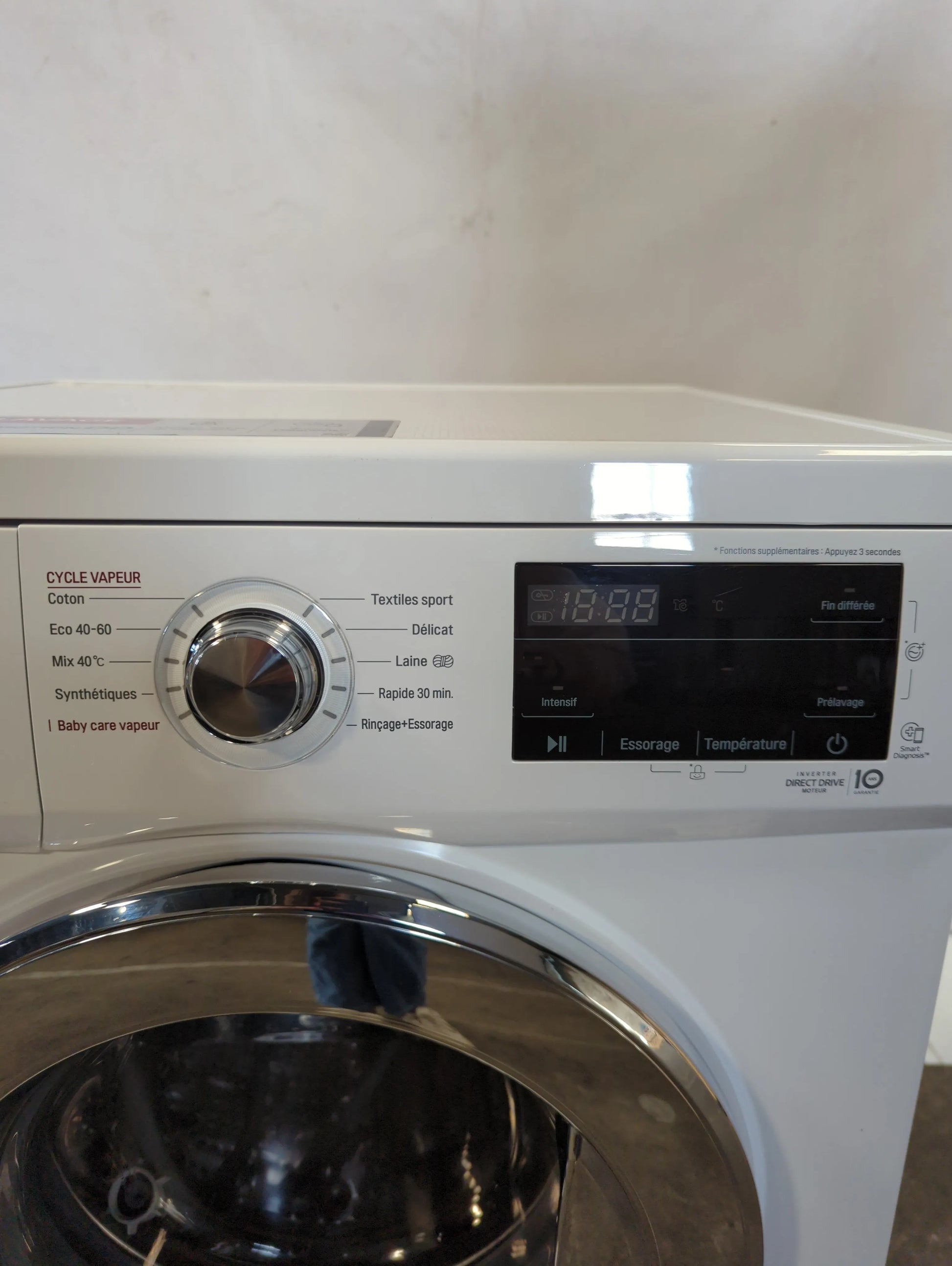 Lave-Linge Hublot 9 kg Reconditionné LG F94M22WHS