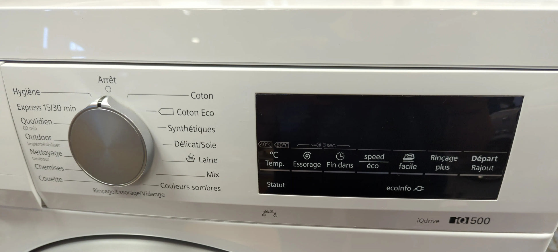 Lave-Linge Hublot 8 kg Reconditionné SIEMENS WU14Q408FF