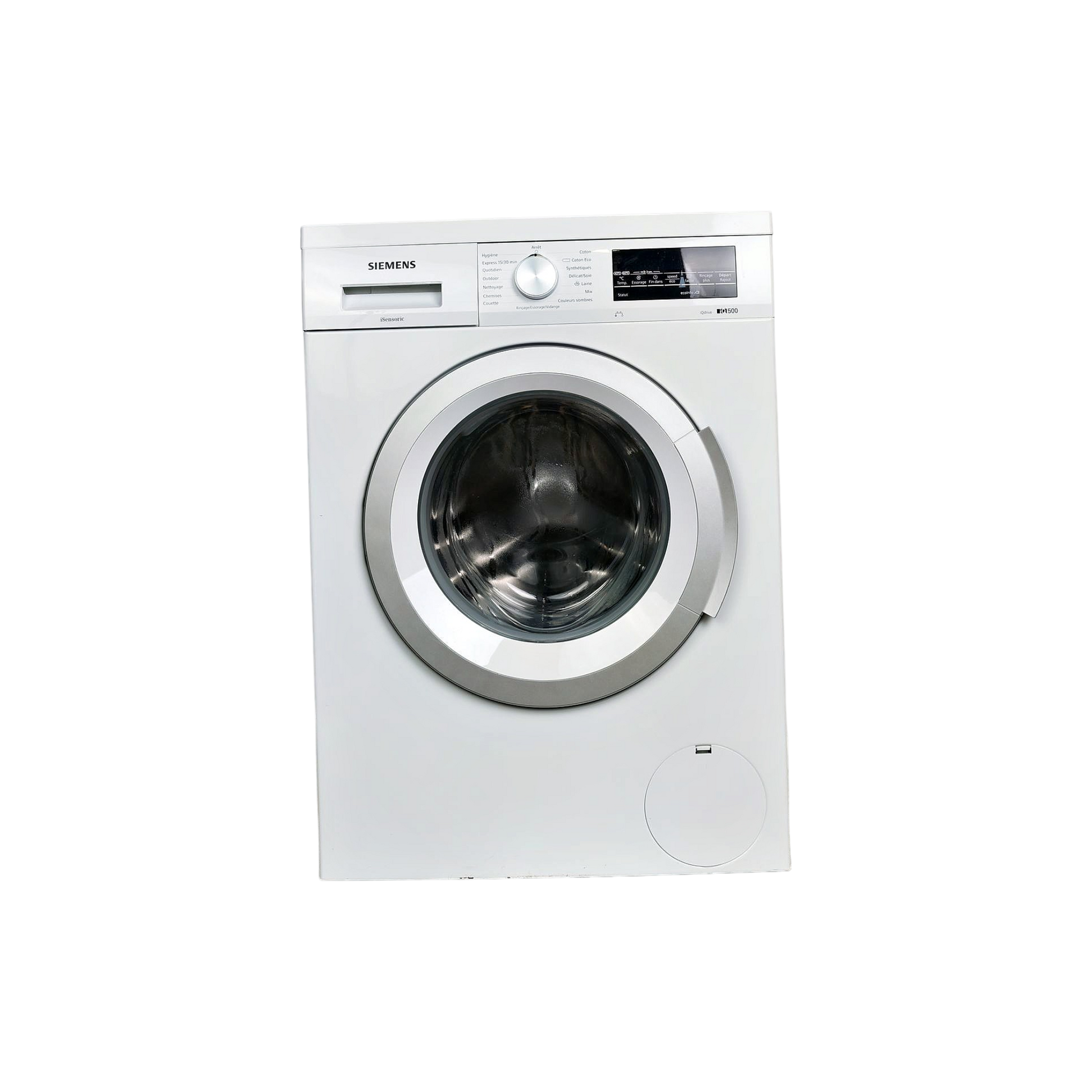 Lave-Linge Hublot 8 kg Reconditionné SIEMENS WU14Q408FF : vue de face