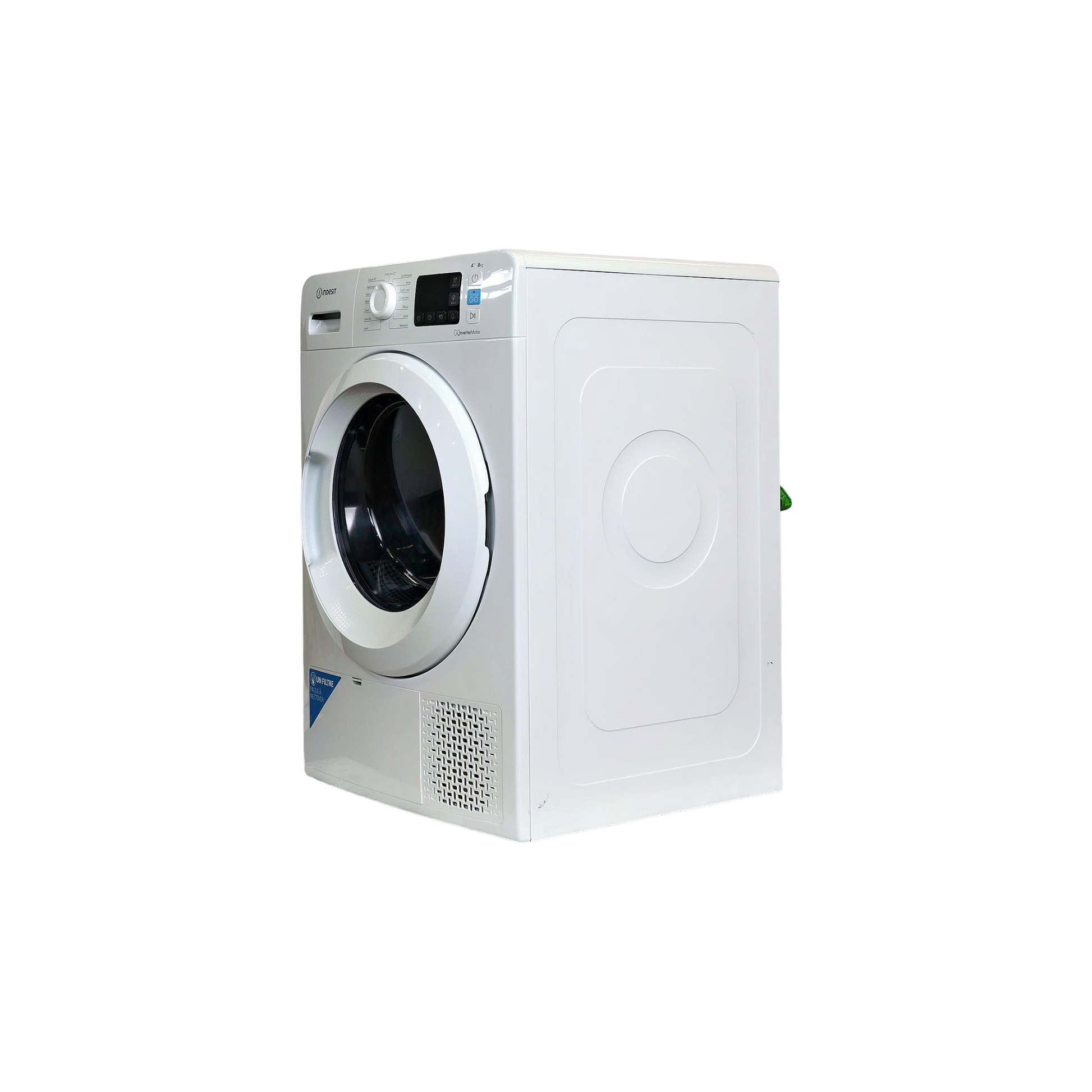 Seche-Linge Pompe À Chaleur 8 kg Reconditionné INDESIT YTM1182XFR : vue du côté droit