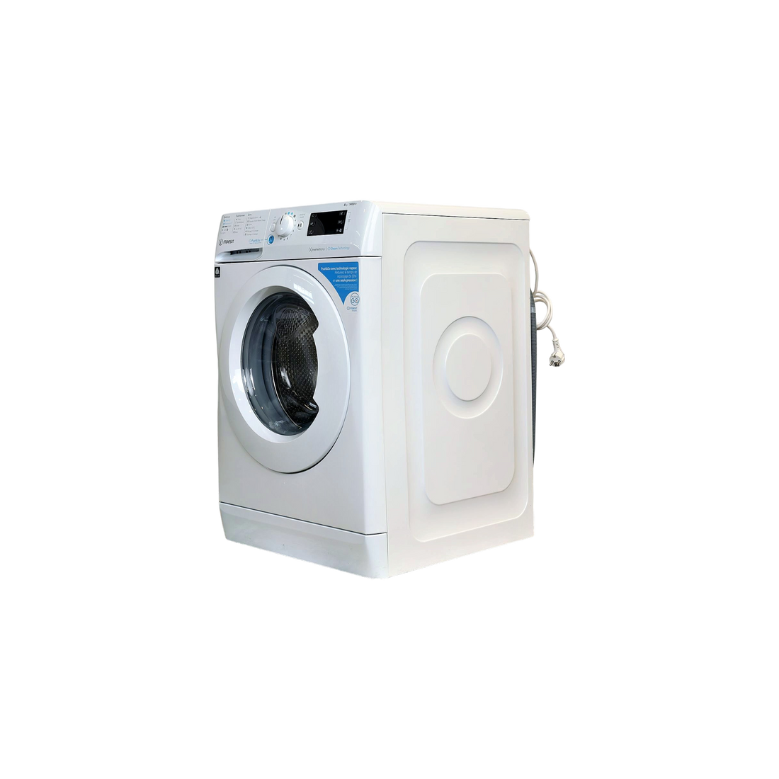 Lave-Linge Hublot 8 kg Reconditionné INDESIT BWE81495XWVFR : vue du côté droit