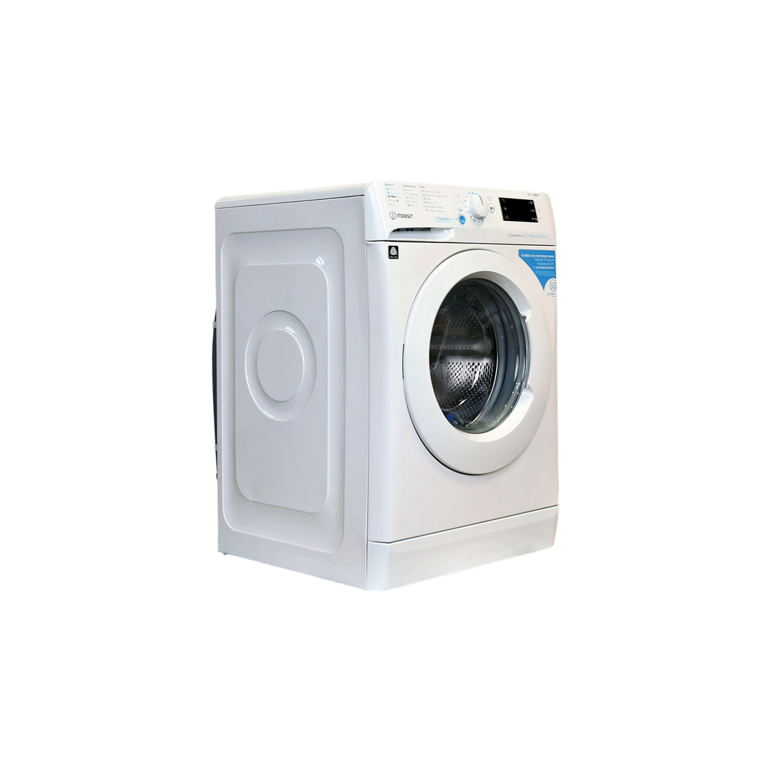 Lave-Linge Hublot 8 kg Reconditionné INDESIT BWE81495XWVFR : vue du côté gauche