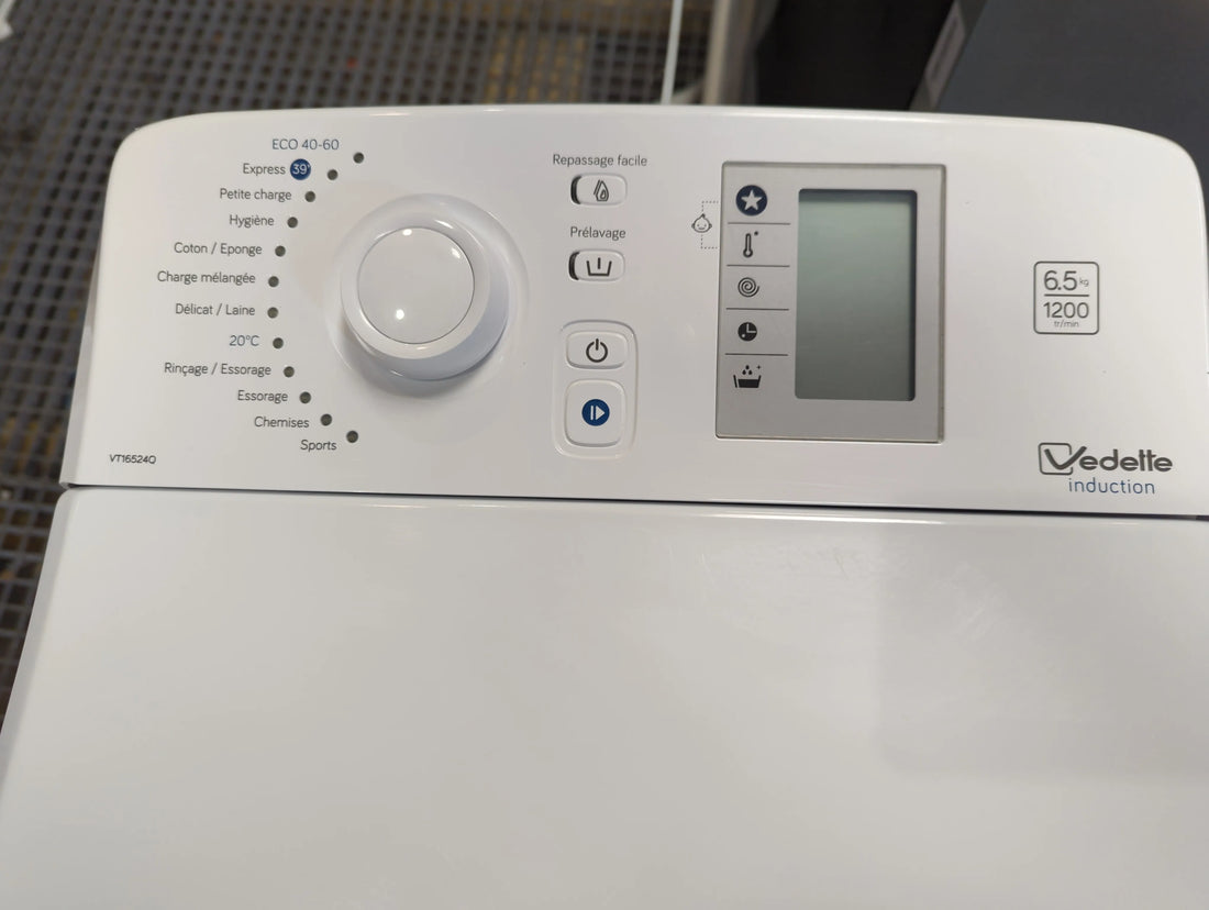 Lave-Linge Top 6.5 kg Reconditionné VEDETTE VT16524Q