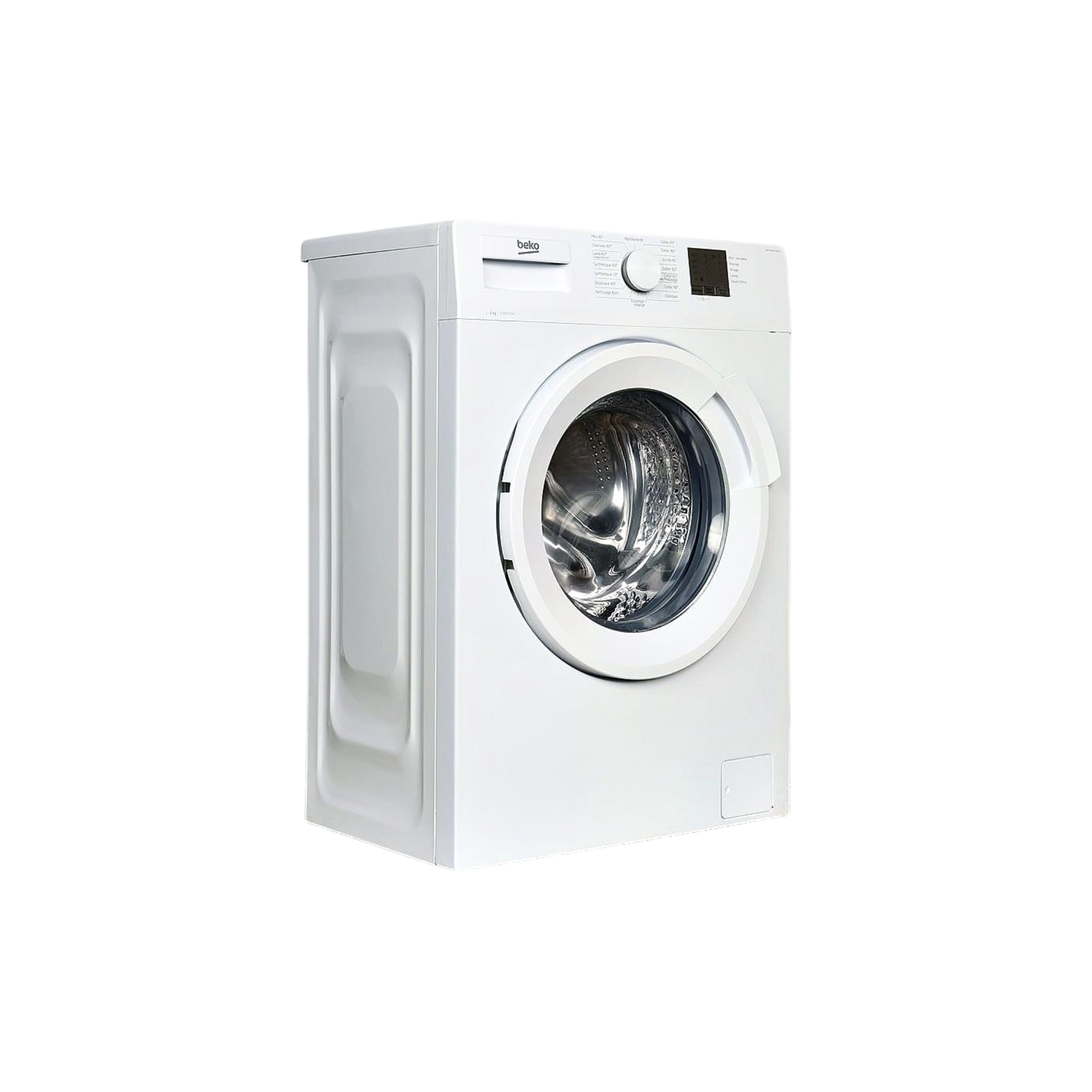 Lave-Linge Hublot 6 kg Reconditionné BEKO DWTV6621XW1W : vue du côté gauche