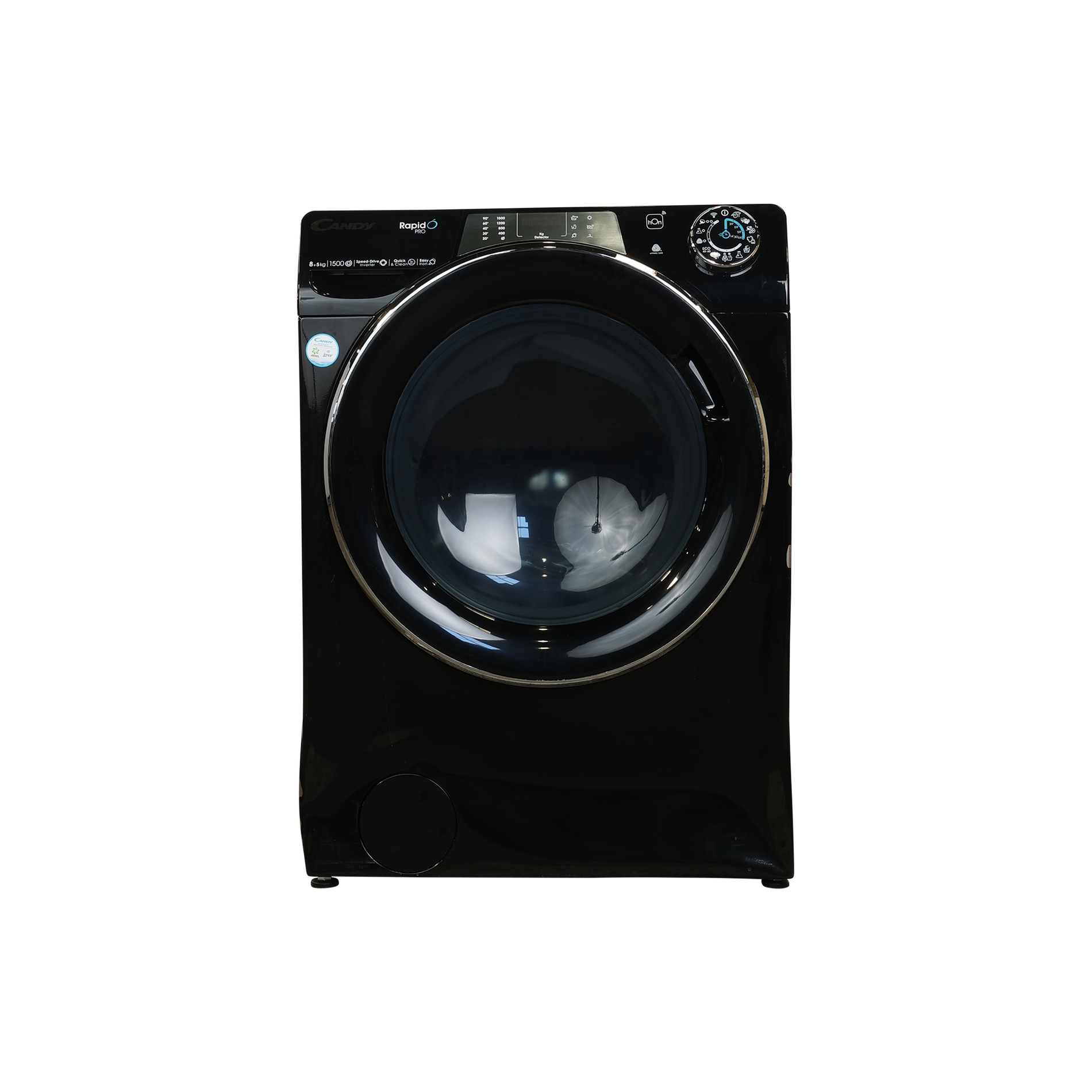 Lave-Linge Sechant 8 kg Reconditionné CANDY RPW5856BWMBCB-S : vue de face
