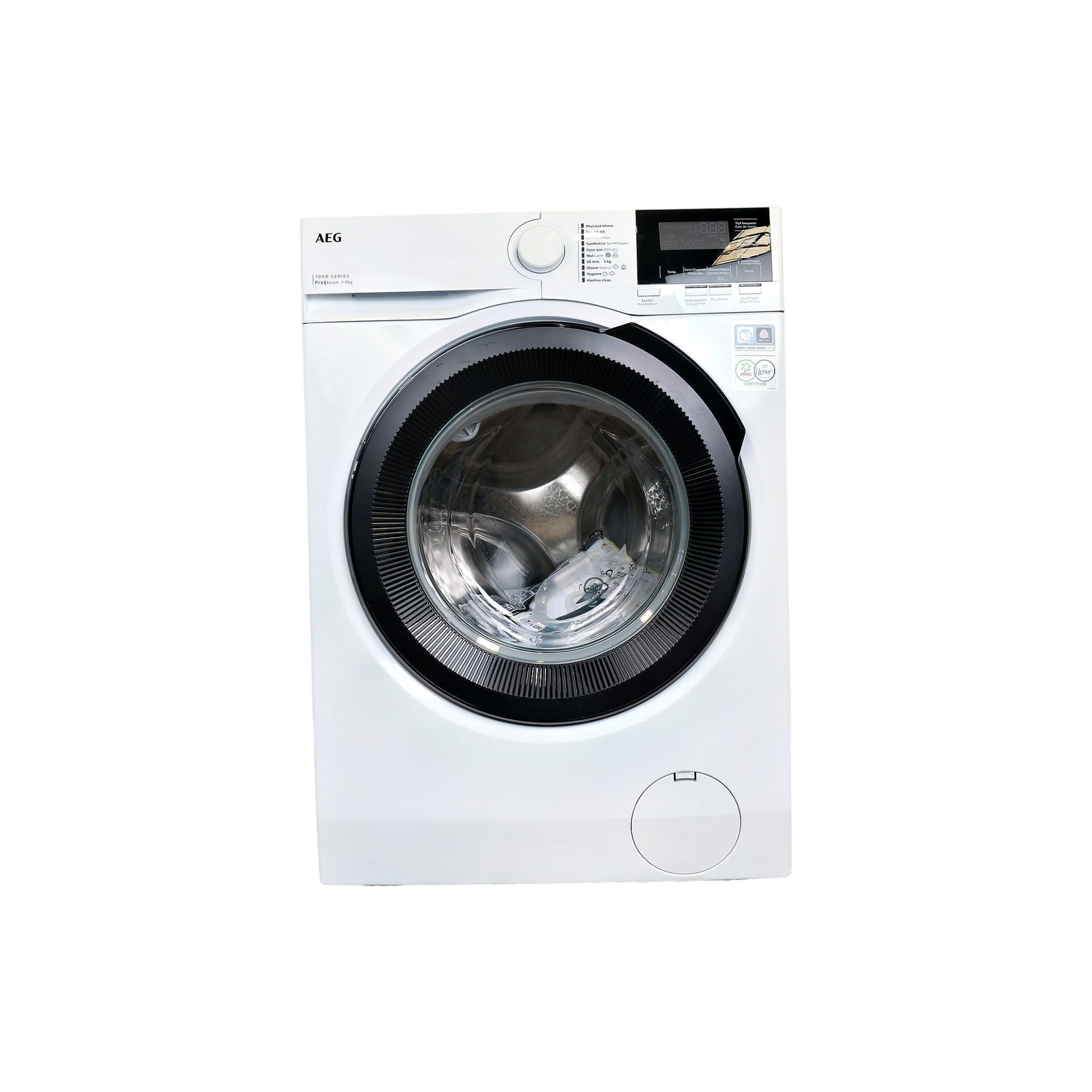 Lave-Linge Hublot 8 kg Reconditionné AEG LR73R864 : vue de face