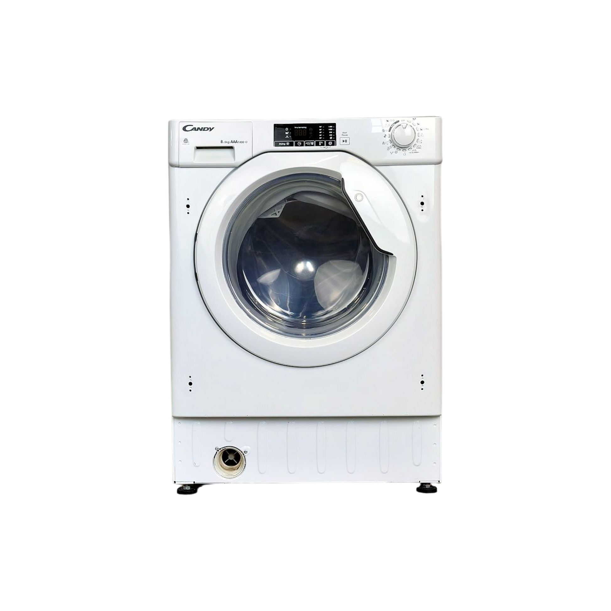 Lave-Linge Sechant 8 kg Reconditionné CANDY CBWD8514D-S : vue de face