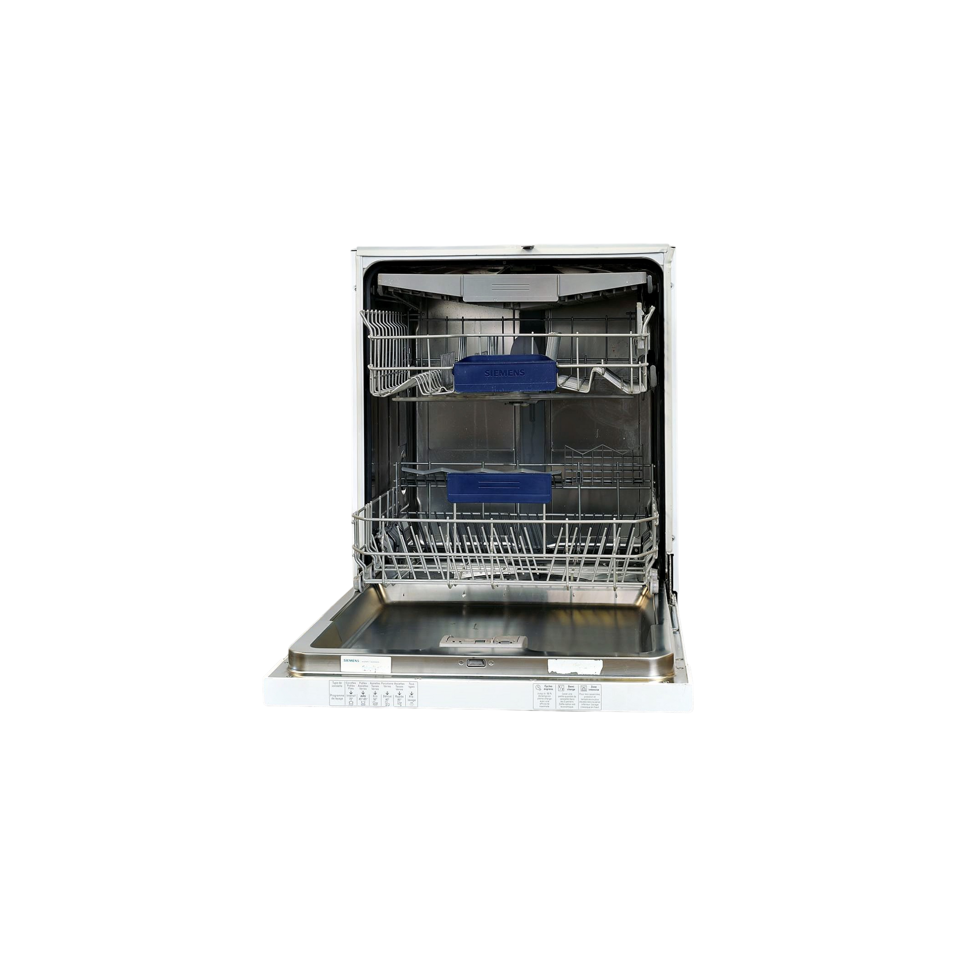 Lave-Vaisselle Pose Libre 14 Cvts Reconditionné SIEMENS SN26M283FF : vue de l'intérieur