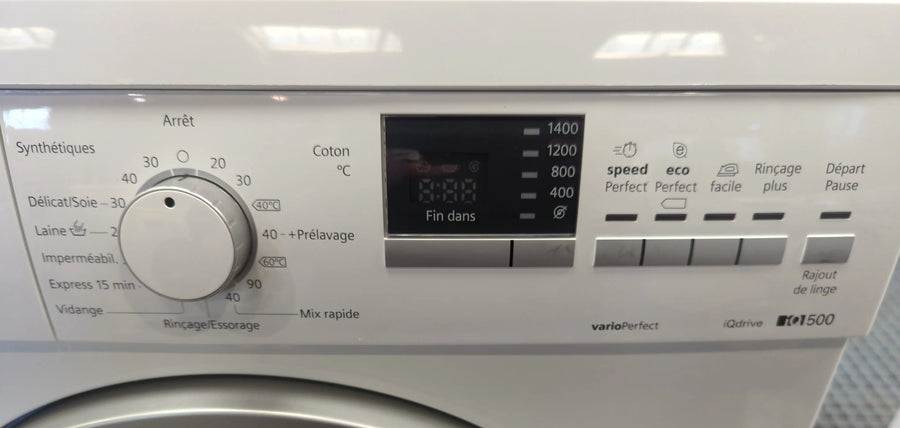 Lave-Linge Hublot 8 kg Reconditionné SIEMENS WM14Q321FF