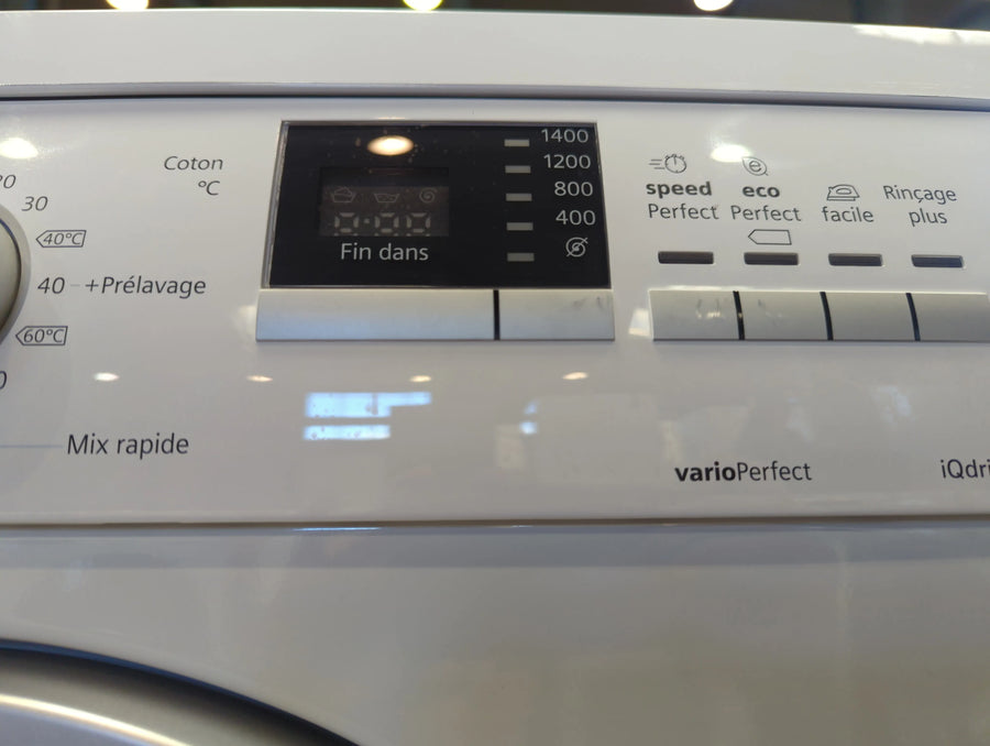 Lave-Linge Hublot 8 kg Reconditionné SIEMENS WM14Q321FF : détails