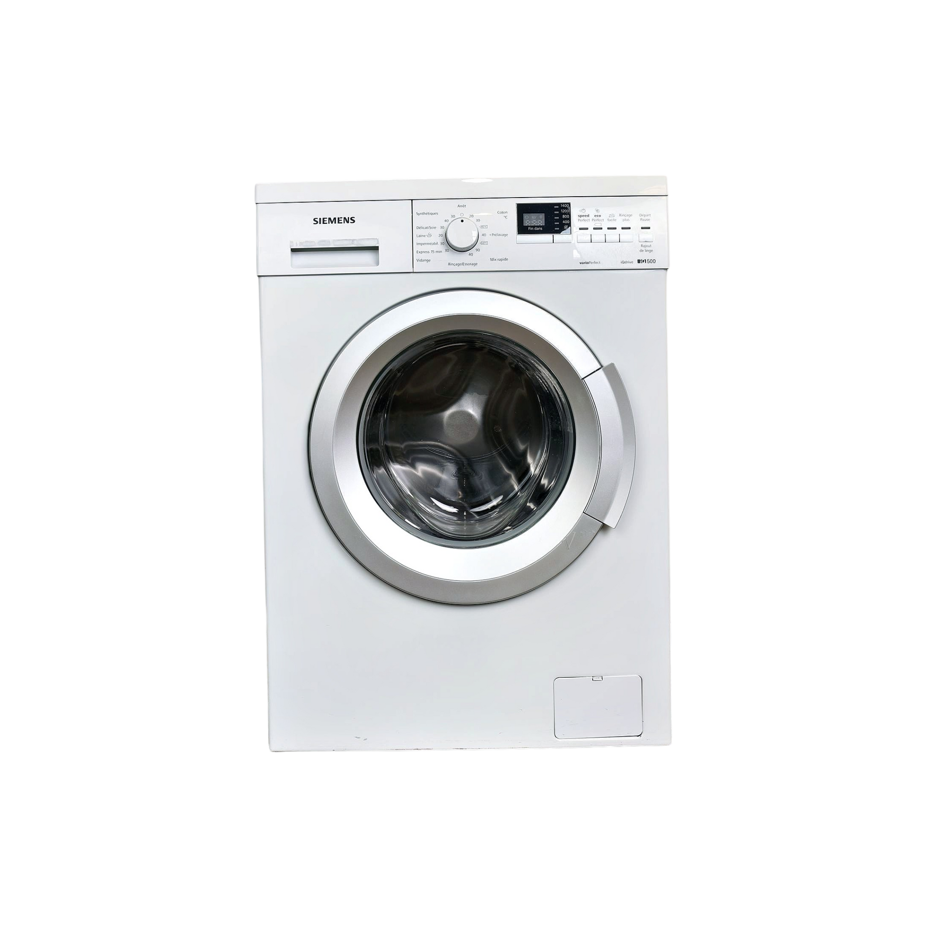 Lave-Linge Hublot 8 kg Reconditionné SIEMENS WM14Q321FF : vue de face