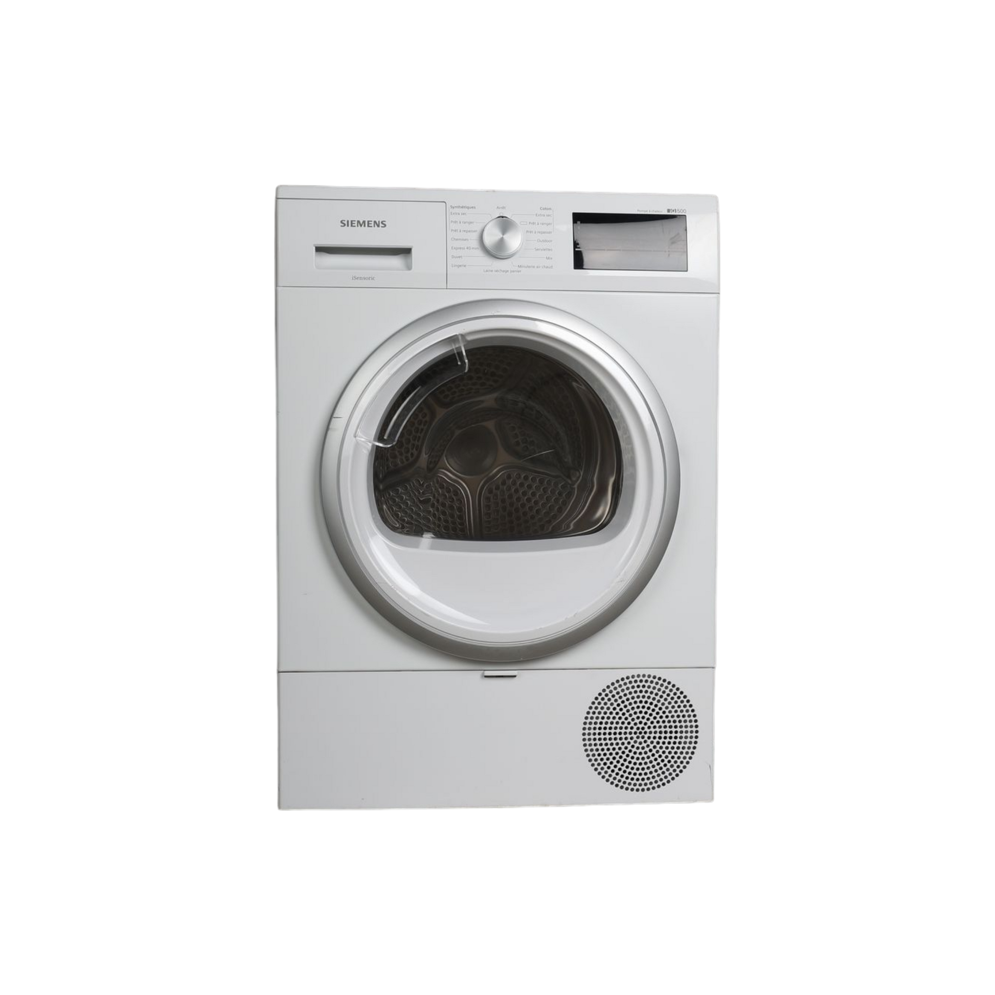 Seche-Linge Pompe À Chaleur 8 kg Reconditionné SIEMENS WT47RT08FF : vue du côté droit