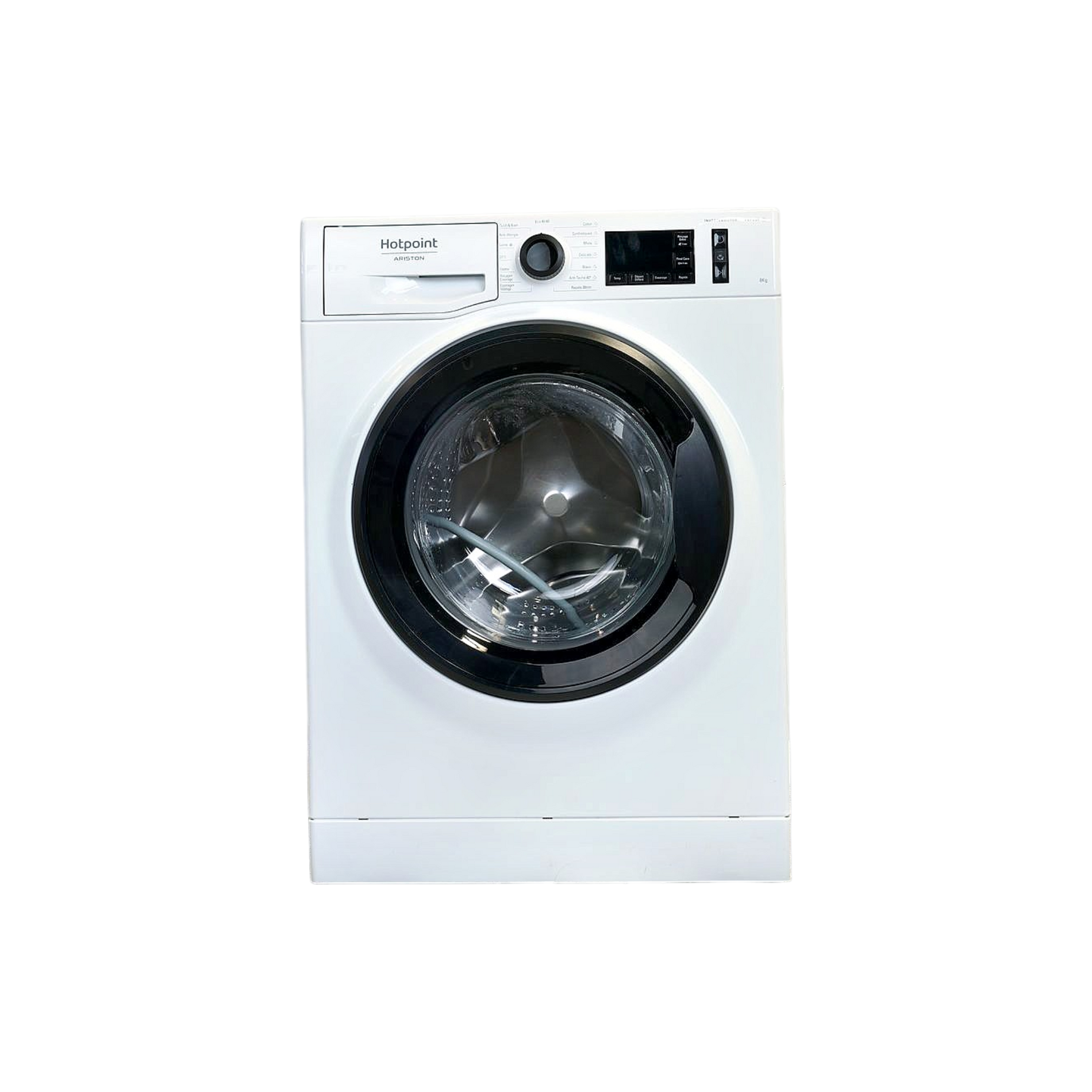 Lave-Linge Hublot 8 kg Reconditionné HOTPOINT CNM118448WKFR : vue de face