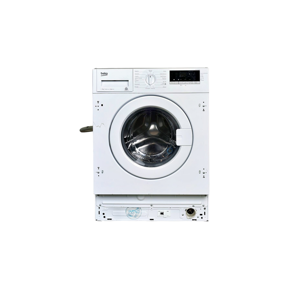 Lave-Linge Hublot 7 kg Reconditionné BEKO WITC7612B0W : vue de face