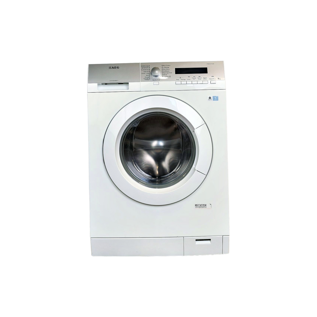 Lave-Linge Hublot 8 kg Reconditionné AEG L76485FL : vue de face