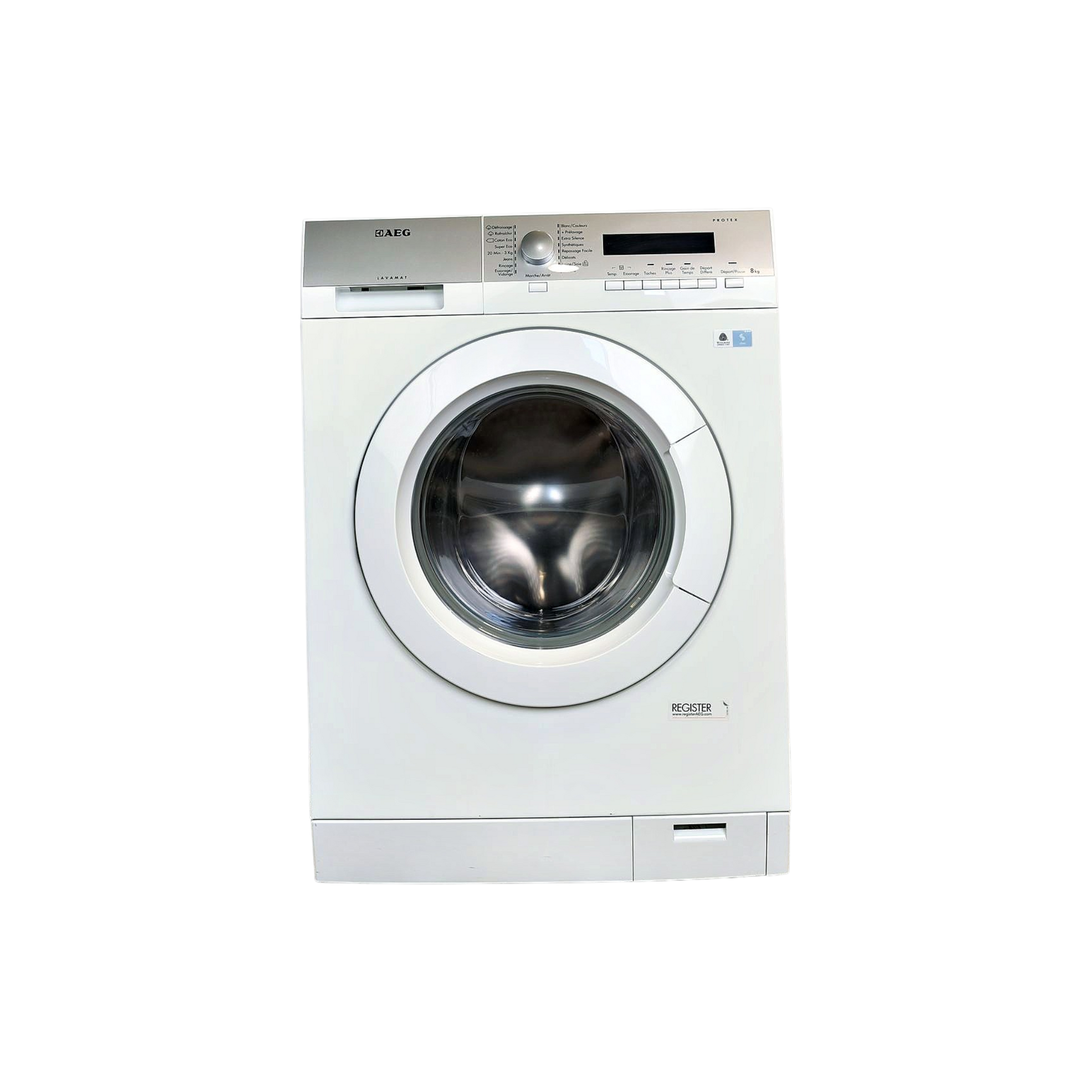 Lave-Linge Hublot 8 kg Reconditionné AEG L76485FL : vue de face