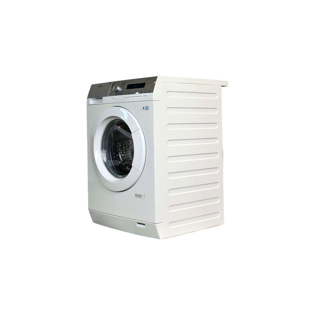 Lave-Linge Hublot 8 kg Reconditionné AEG L76485FL : vue du côté gauche