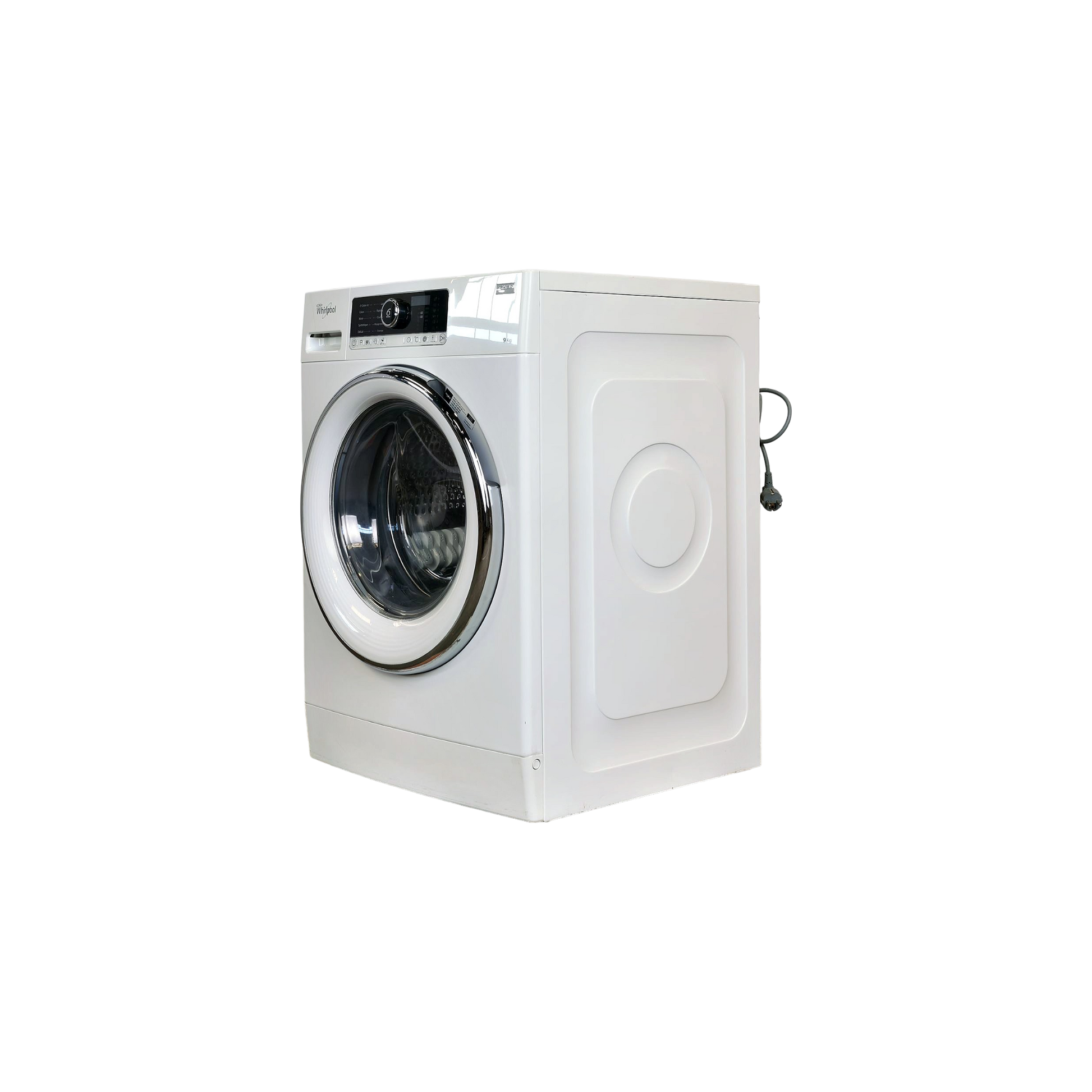 Lave-Linge Hublot 9 kg Reconditionné WHIRLPOOL FSCR90427 : vue du côté gauche