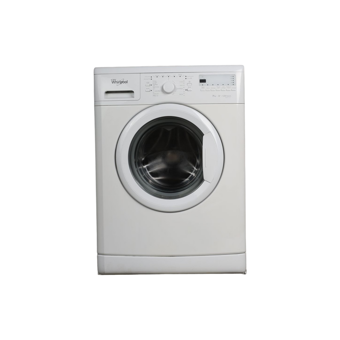 Lave-Linge Hublot 7 kg Reconditionné WHIRLPOOL AWOD 2721 : vue du côté droit