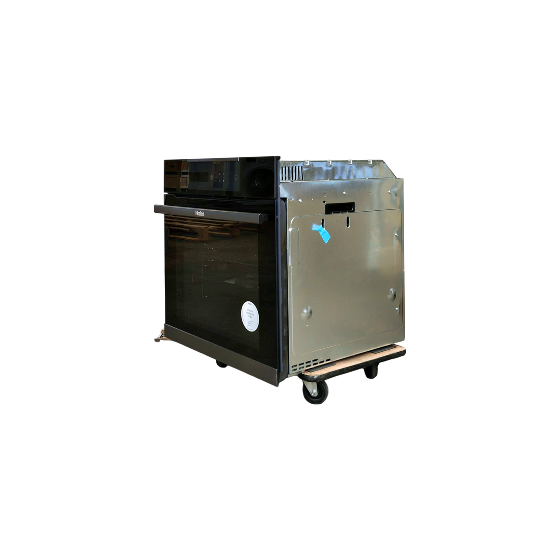 Four Chaleur Tournante 70 L Reconditionné HAIER HWO60SM5B9BH : vue du côté gauche