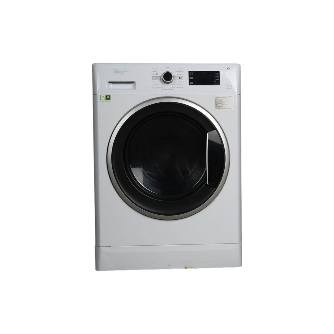 Lave-Linge Sechant 9 kg Reconditionné WHIRLPOOL WWDC9716 : détails