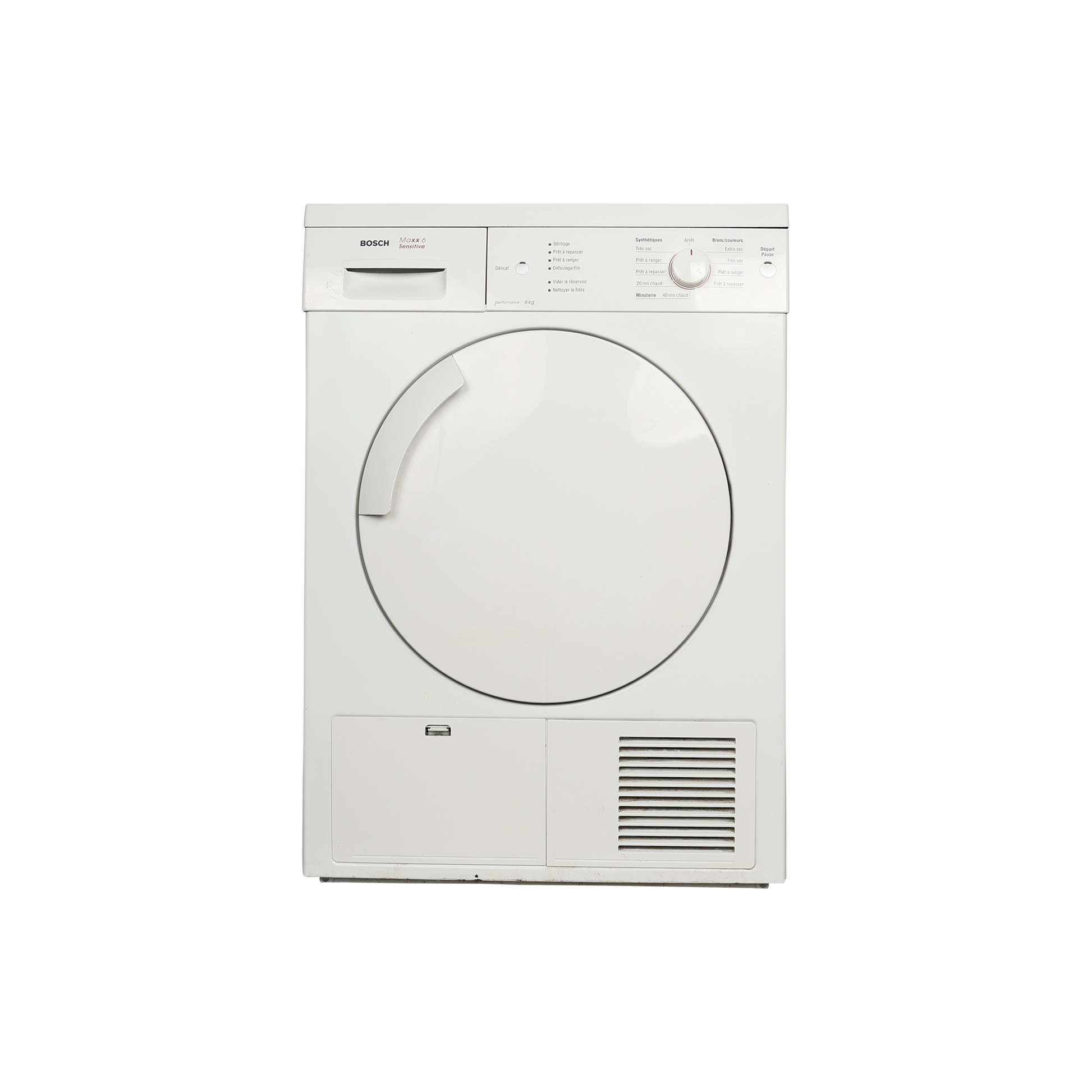 Seche-Linge Condensation 6 kg Reconditionné BOSCH WTE84100FF : vue de face