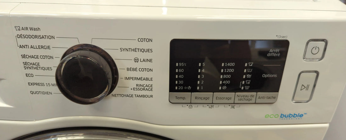 Lave-Linge Sechant 7 kg Reconditionné SAMSUNG WD70J5A10AW