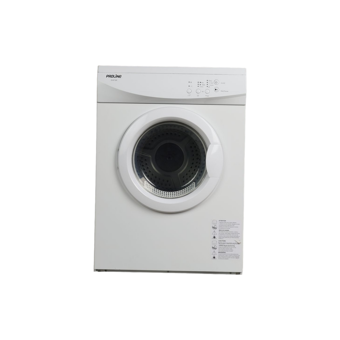 Seche-Linge Evacuation 7 kg Reconditionné PROLINE DVE70P : vue de face