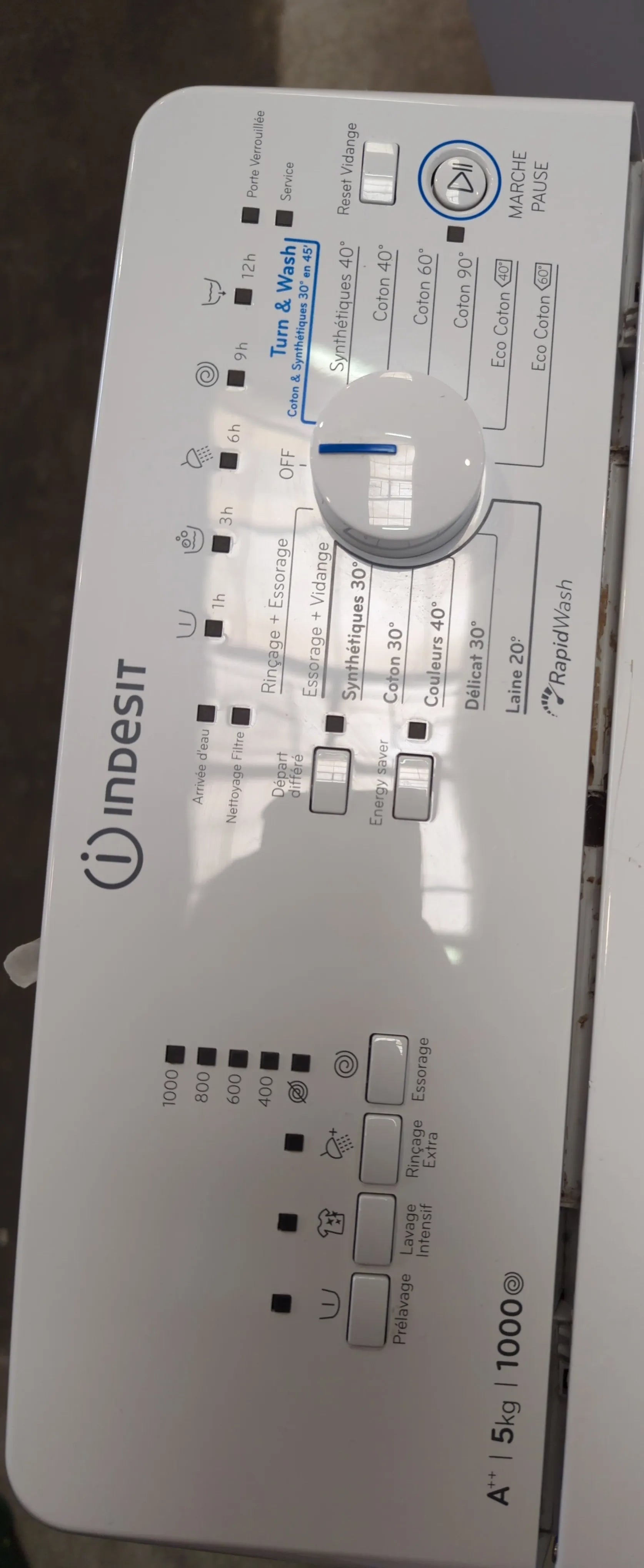 Lave-Linge Top 5 kg Reconditionné INDESIT BTWCA51052FR