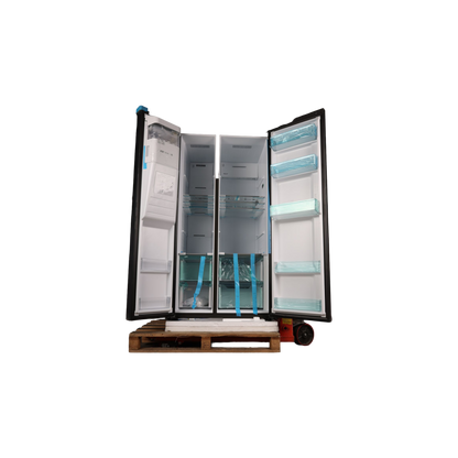 Réfrigérateur Américain 601 L Reconditionné HAIER HSW59F18EIPT : vue de l'intérieur