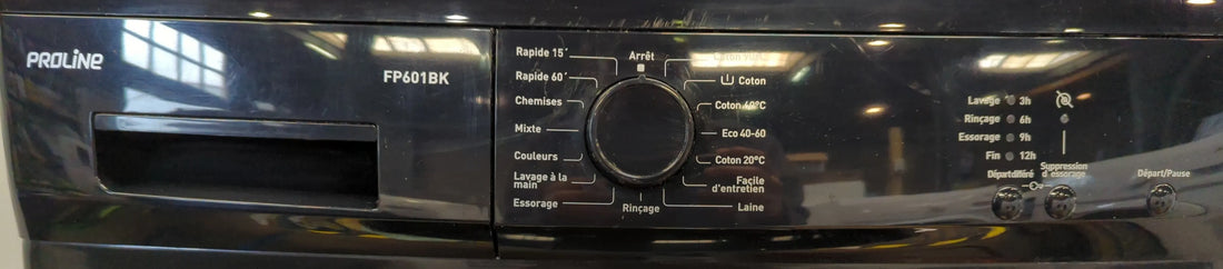 Lave-Linge Hublot 6 kg Reconditionné PROLINE FP601BK