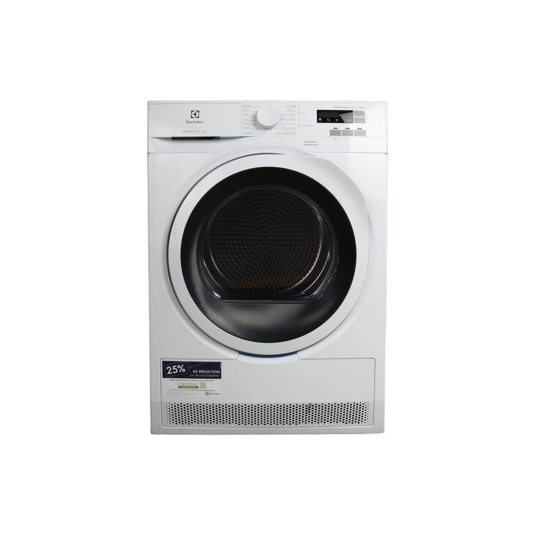 Seche-Linge Pompe À Chaleur 8 kg Reconditionné ELECTROLUX EW7H6824RB : vue du côté droit