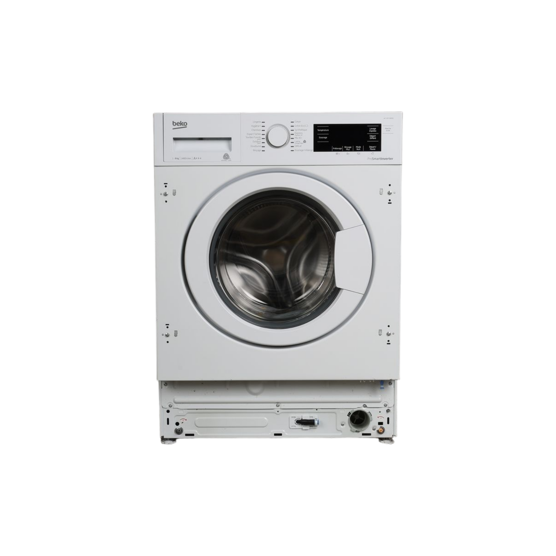 Lave-Linge Hublot 8 kg Reconditionné BEKO WITV8714B0W : vue de face