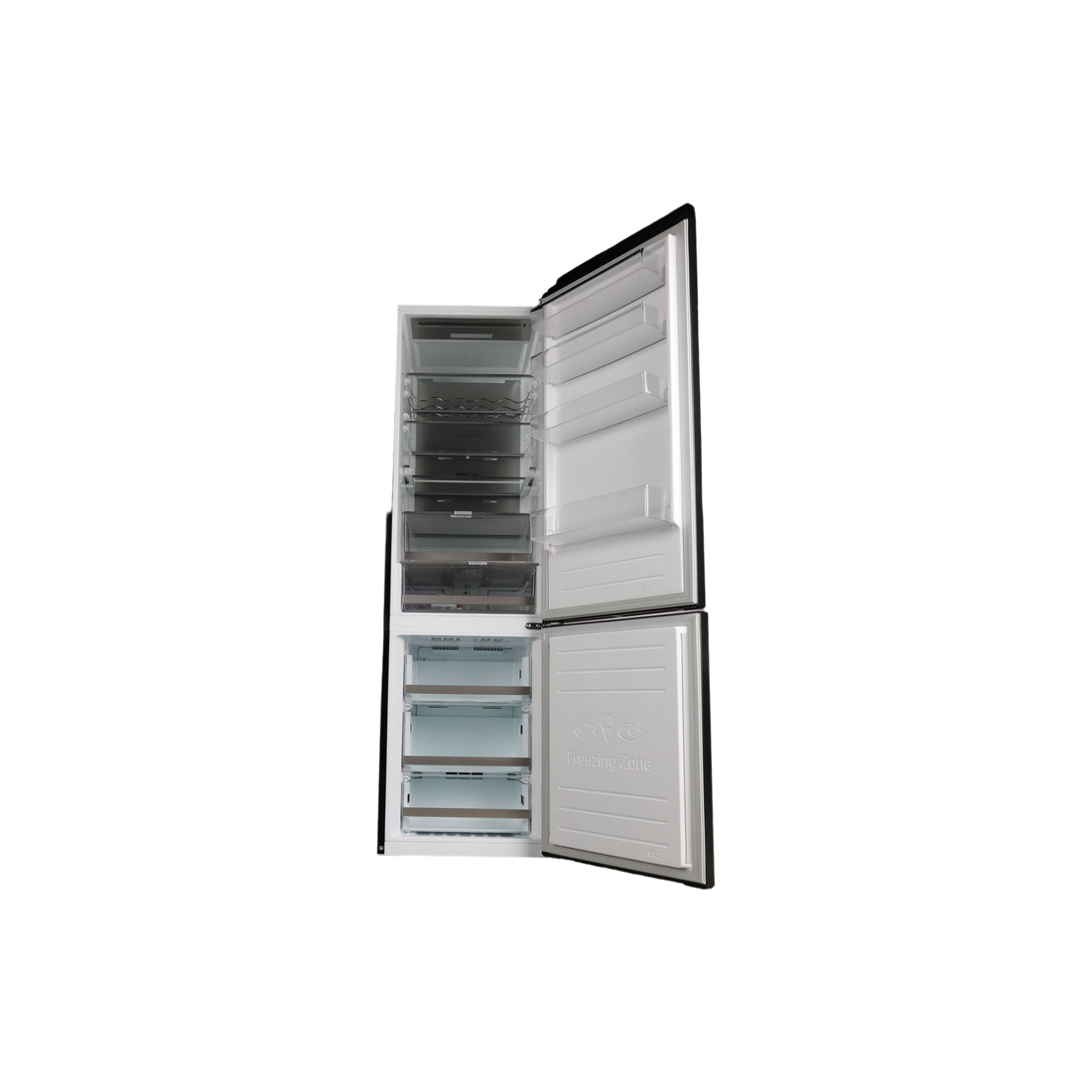 Réfrigérateur Avec Congélateur 384 L Reconditionné LG GBB92MCBAP : vue de l'intérieur