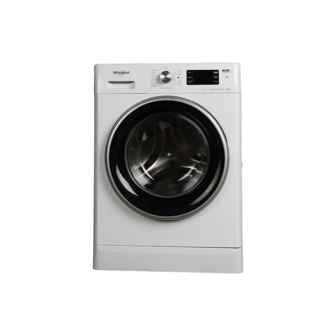 Lave-Linge Hublot 10 kg Reconditionné WHIRLPOOL FFBD10469BSVFR : vue de face